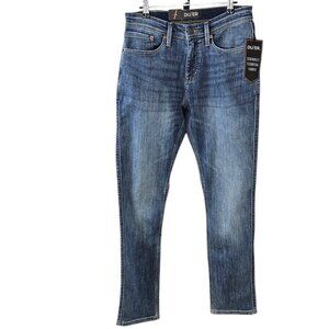 DU/ER Mens Relaxed Tapered Performance Denim in Tidal, Stretch, Size 30, NWT
